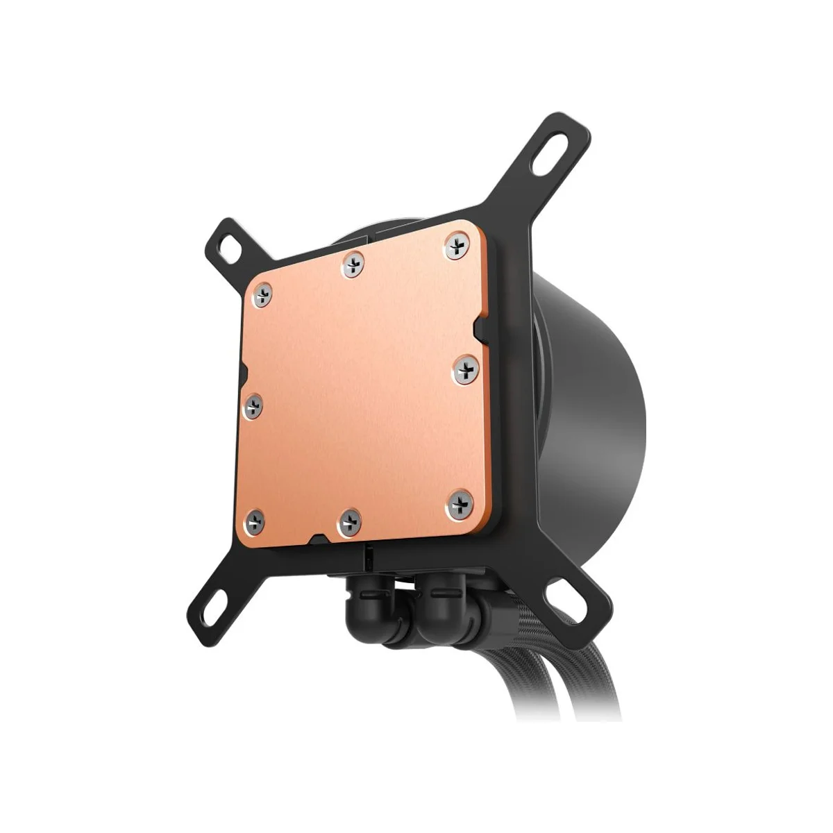 NZXT Kraken Plus 240 Liquid Cooler - Black (1.54" LCD, Intel/AMD, F120P Fans) - RL-KN240-B2 view 3