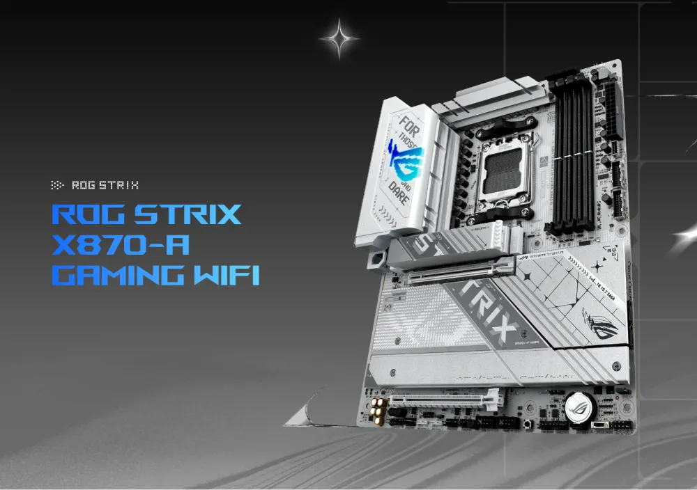 Asus ROG Strix X870-A Gaming WiFi (White) Motherboard: Key Benefits and Gaming Advantages