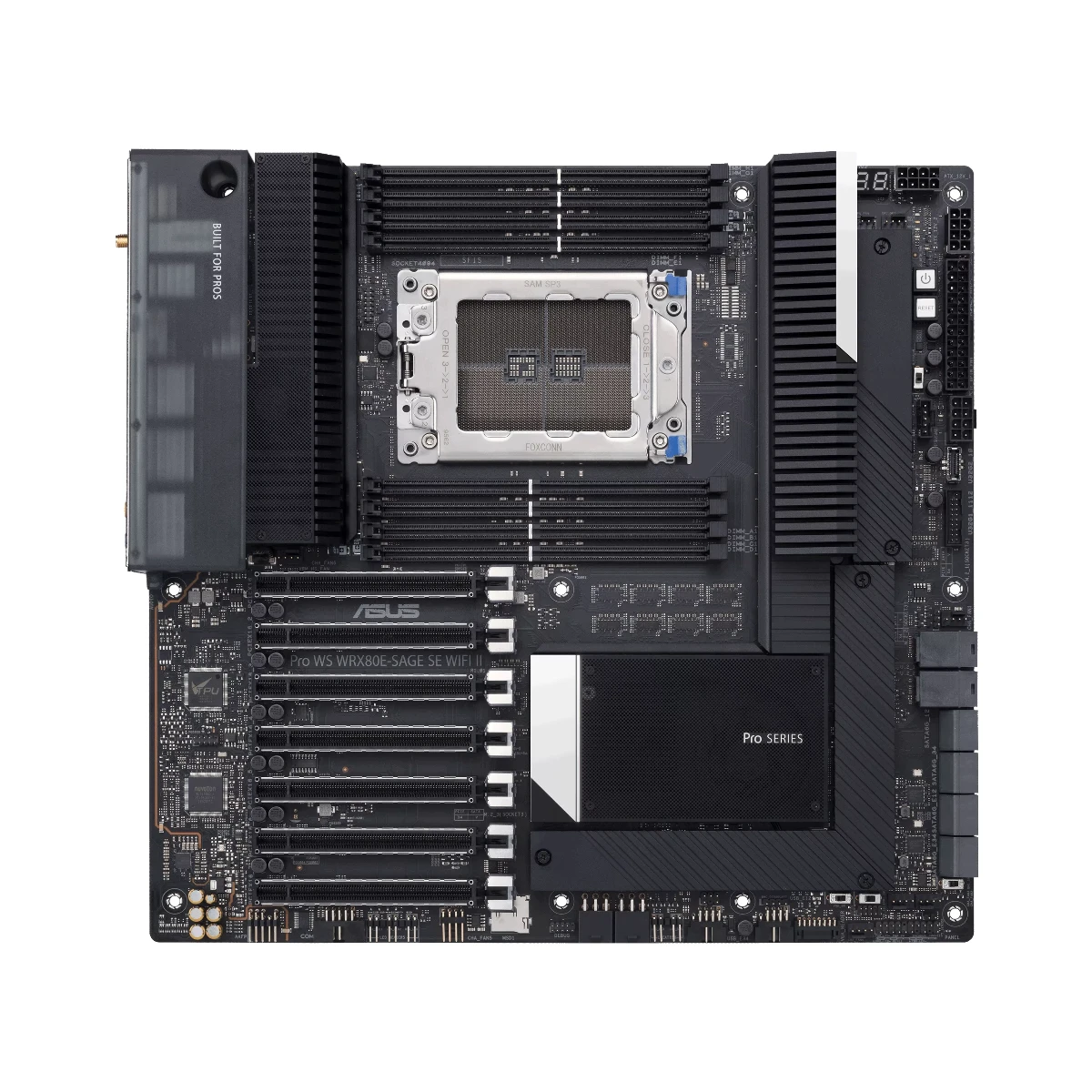 ASUS Pro WS WRX80E-SAGE SE WiFi II E-ATX Workstation Motherboard AMD Ryzen Threadripper PRO | 90MB1E60-M0EAY0