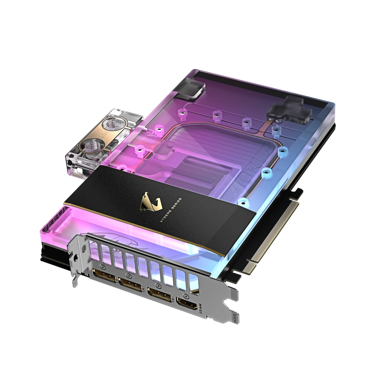 GIGABYTE AORUS GeForce RTX 5090 XTREME WATERFORCE WB Graphics Card, 32GB GDDR7, DLSS 4 | GV-N5090AORUSX WB-32GD - GV-N5090AORUSXWB-32GD view 3