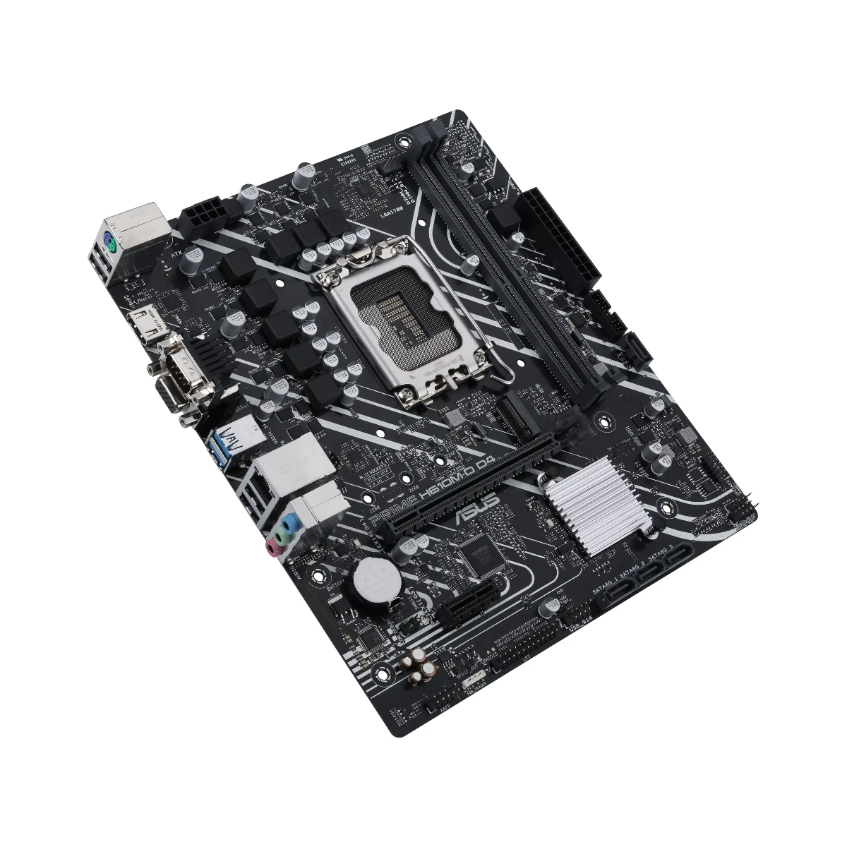 ASUS Prime H610M-D D4 LGA 1700 DDR4 Micro-ATX Motherboard - 90MB1A00-M0EAY0 view 3