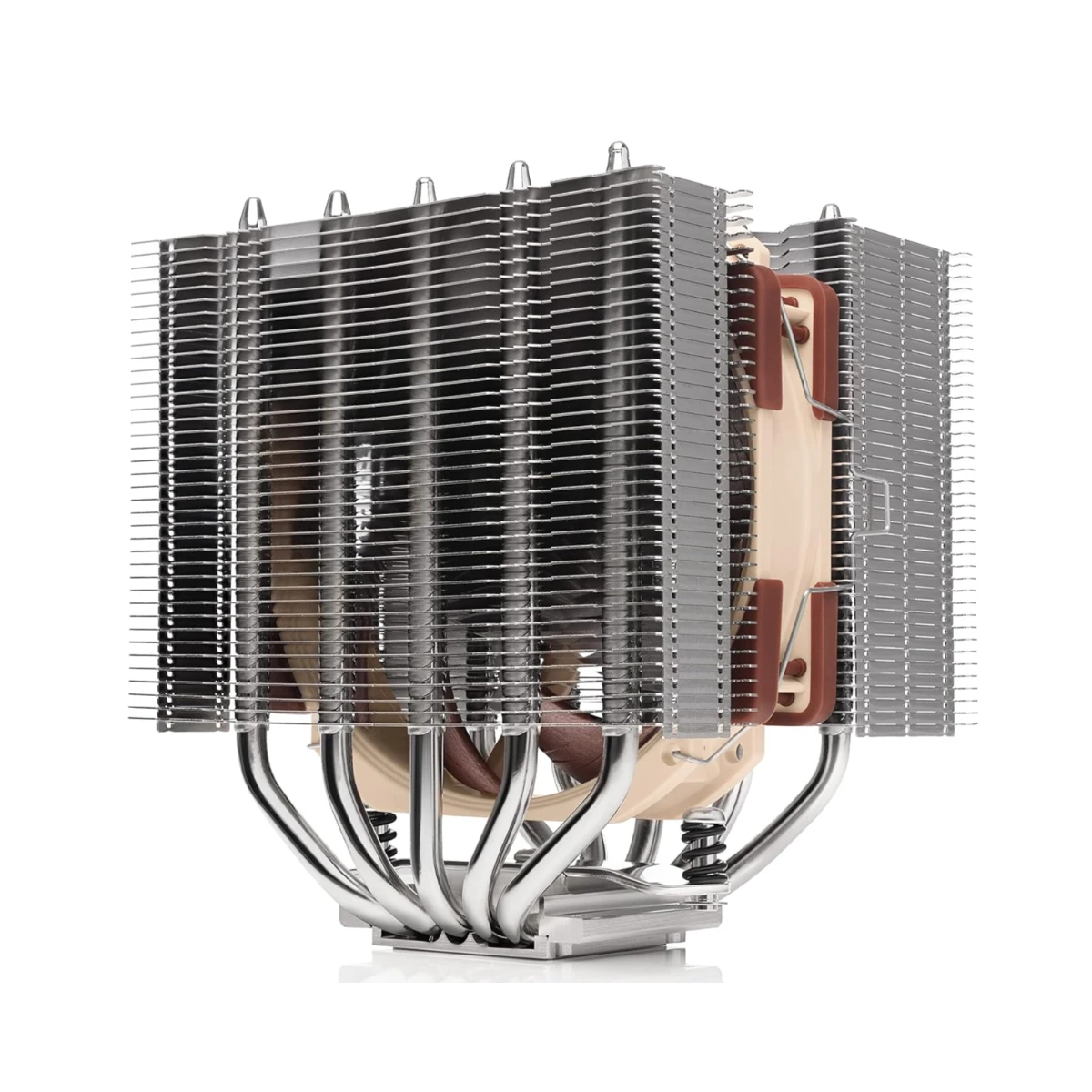 Noctua NH-D12L Premium Air CPU Cooler - Brown (NF-A12x25r 120mm Fan, SSO2 Bearing, 2000 RPM) - NH-D12L