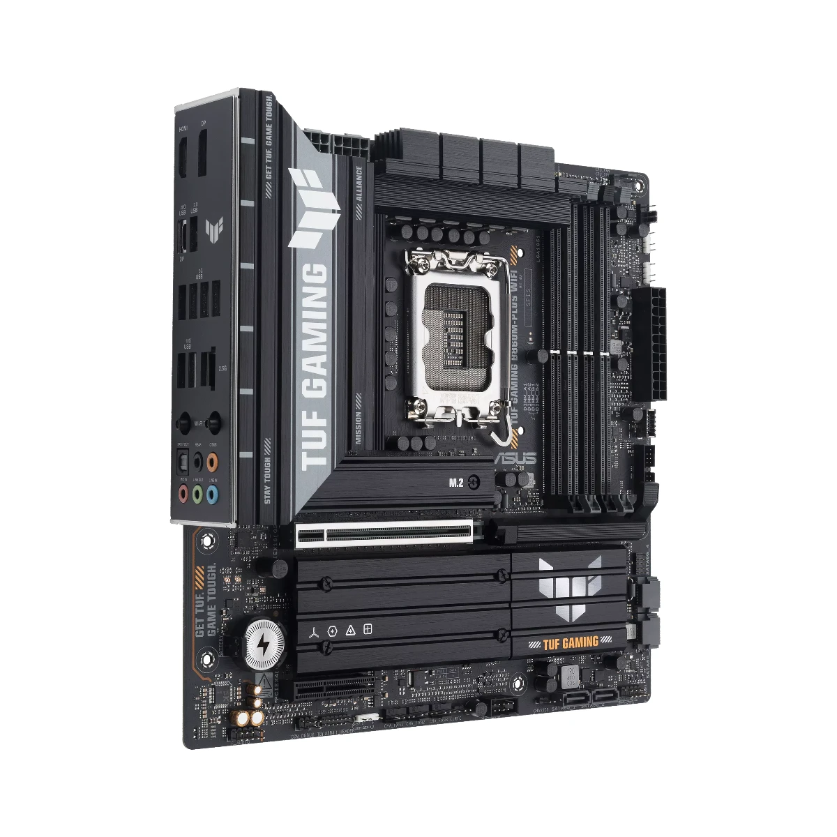 ASUS TUF GAMING B860M-PLUS WIFI LGA 1851 Micro-ATX Gaming Motherboard | 90MB1JV0-M0EAY0 view 2