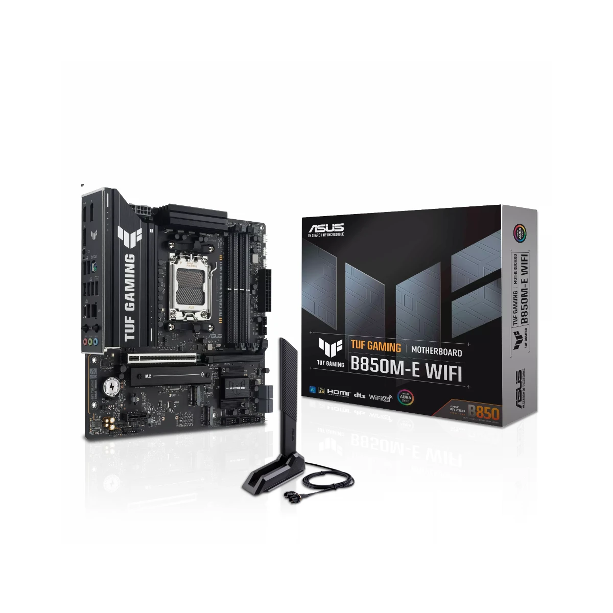 ASUS TUF GAMING B850M-E WIFI AM5 DDR5 PCIe 5.0 Micro-ATX Motherboard | 90MB1LS0-M0EAY0