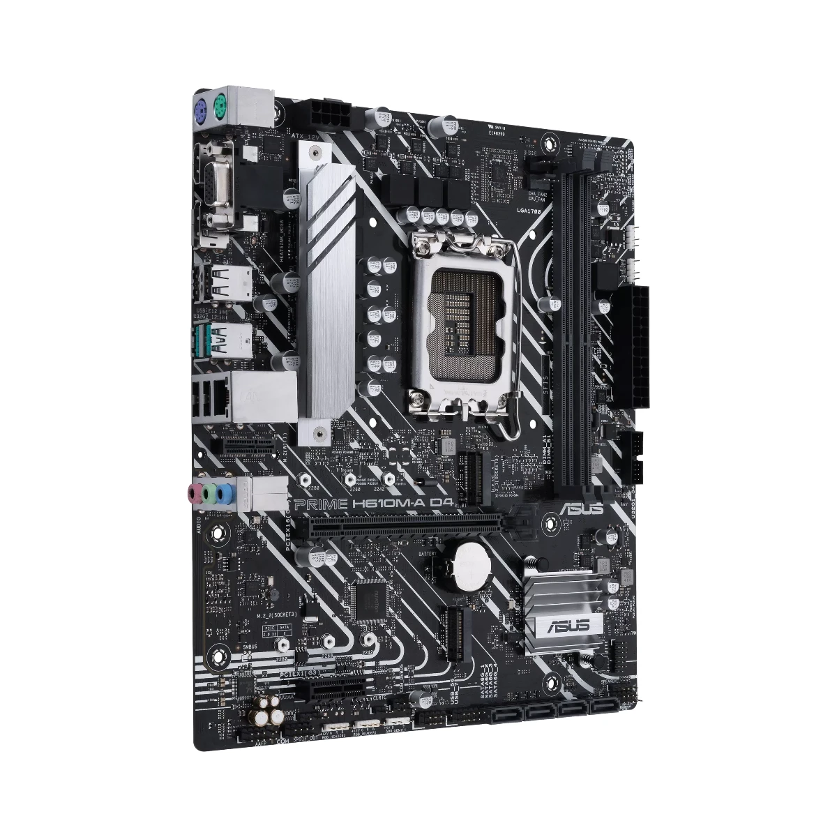 ASUS Prime H610M-A D4 Intel LGA 1700 DDR4 Micro-ATX Motherboard - 90MB19P0-M0EAY0 view 2