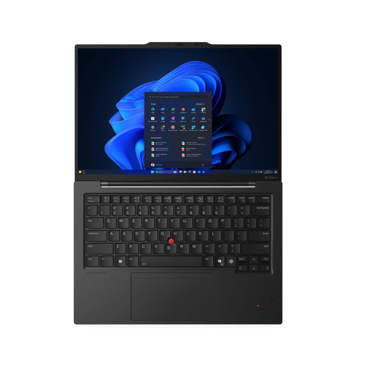 Lenovo ThinkPad X1 Carbon Gen 13 Aura Edition Laptop (Intel Graphics, Intel Core Ultra 7 255U, 32GB RAM, 1TB SSD, 14" WUXGA IPS, Windows 11 Pro, Lenovo Warranty) - 21NX000XGR view 2