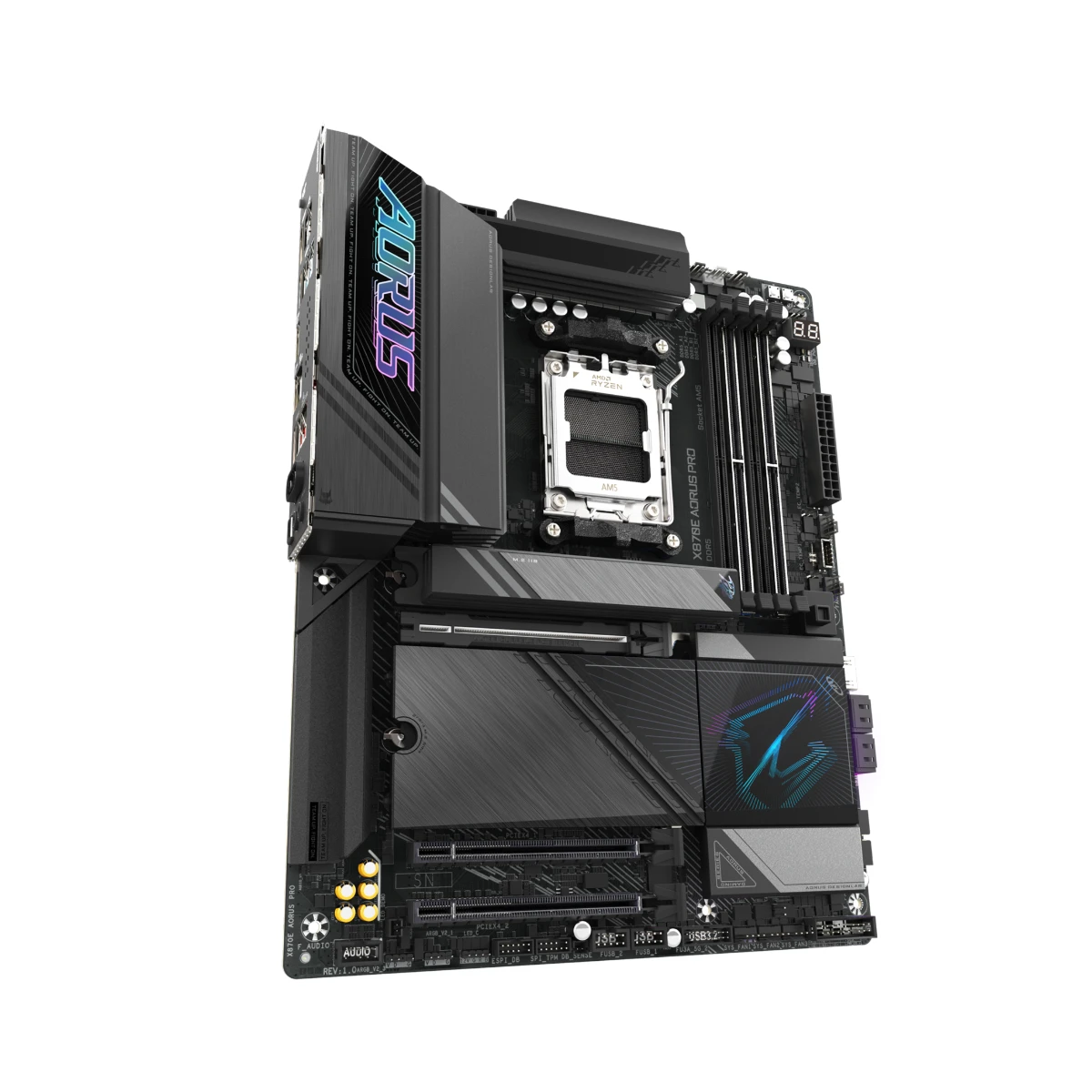 Gigabyte X870E AORUS PRO AM5 ATX Gaming Motherboard | 9MX87EPRO-00-G11 view 3