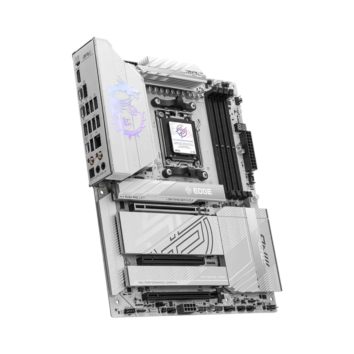 MSI MPG X870E EDGE TI WIFI AM5 ATX Gaming Motherboard – White | 911-7E59-001 view 3