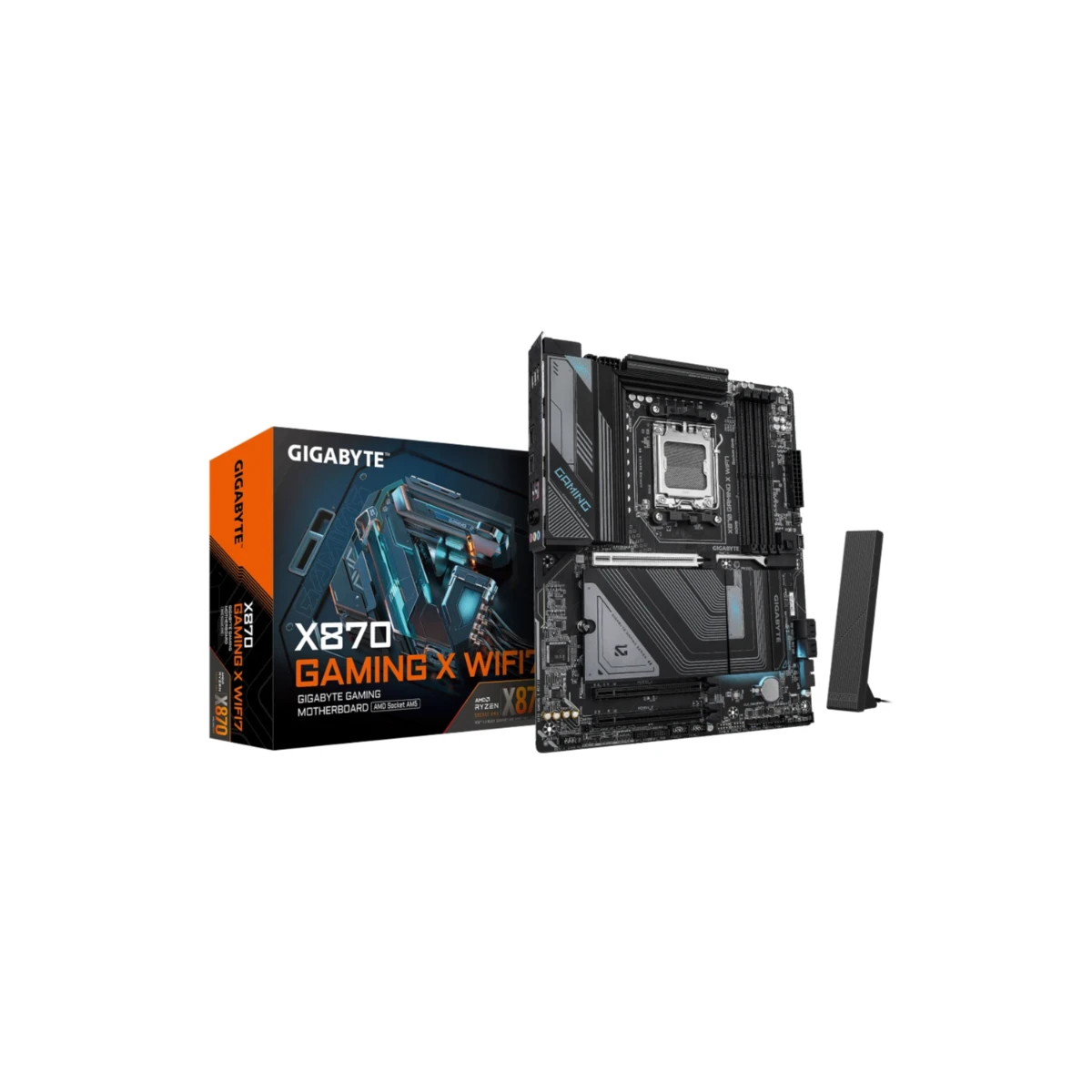 Gigabyte X870 GAMING X WIFI7 AM5 ATX Motherboard | MOT-GIG-03321