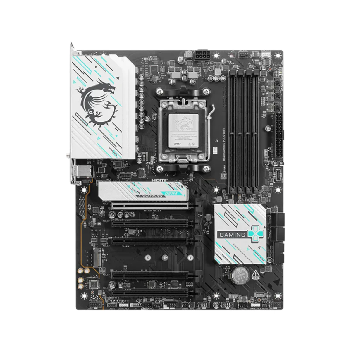 MSI B840 GAMING PLUS WIFI AM5 ATX Gaming Motherboard | 911-7E57-002 view 2