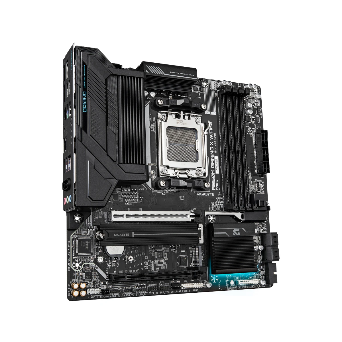 Gigabyte B850M GAMING X WIFI6E AM5 Micro-ATX Gaming Motherboard | B850M-GAMING-X-WF6E view 3