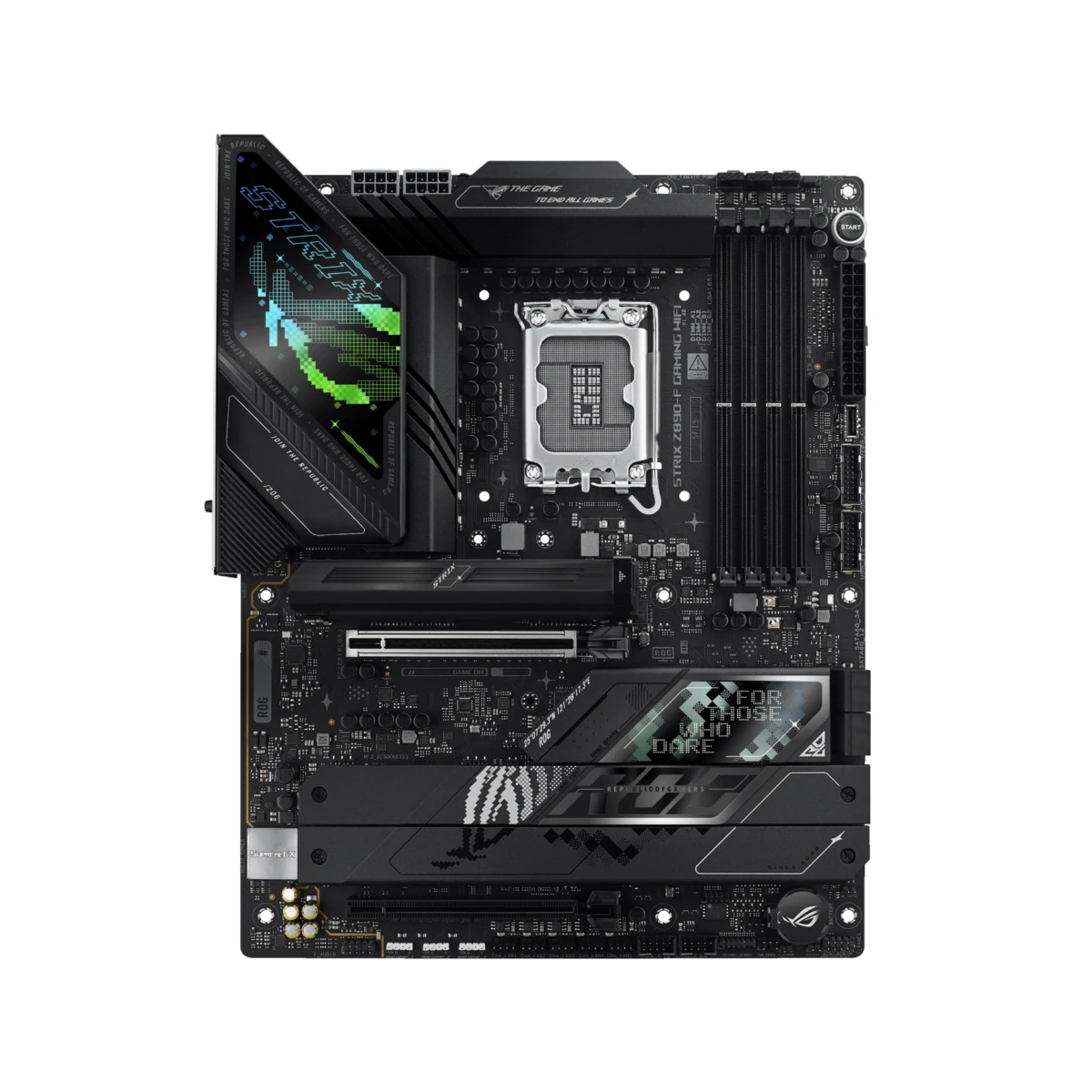 ASUS ROG STRIX Z890-F GAMING WIFI LGA 1851 ATX Gaming Motherboard | 90MB1I40-M0EAY0 view 2