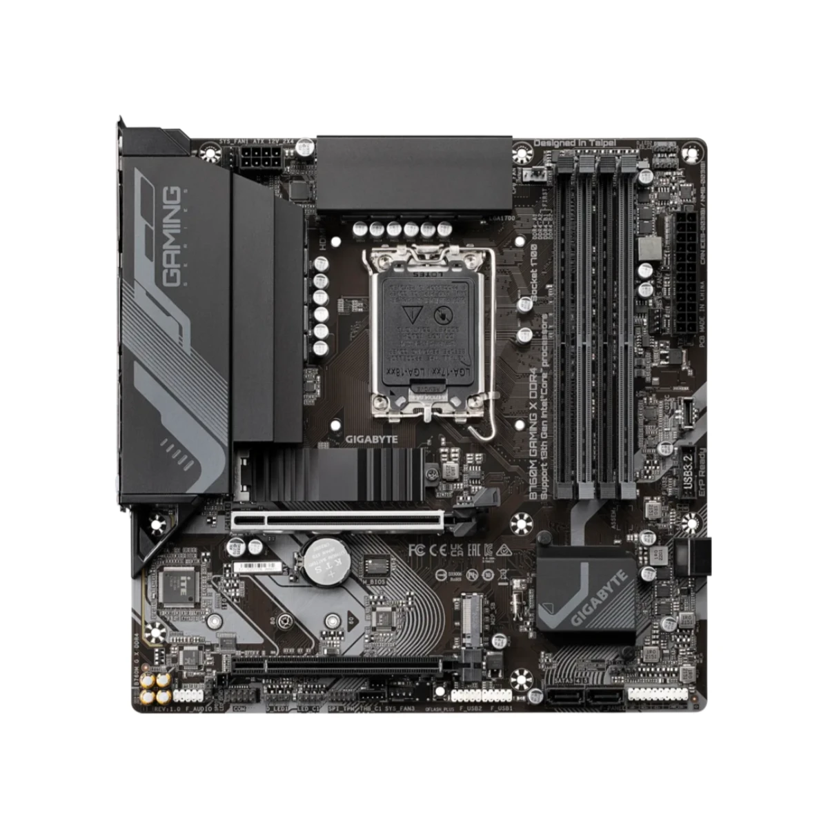 Gigabyte B760M GAMING X DDR4 Micro-ATX Motherboard Intel LGA 1700 PCIe 4.0 Dual M.2 | B760M-GAMING-X-DDR4 view 2