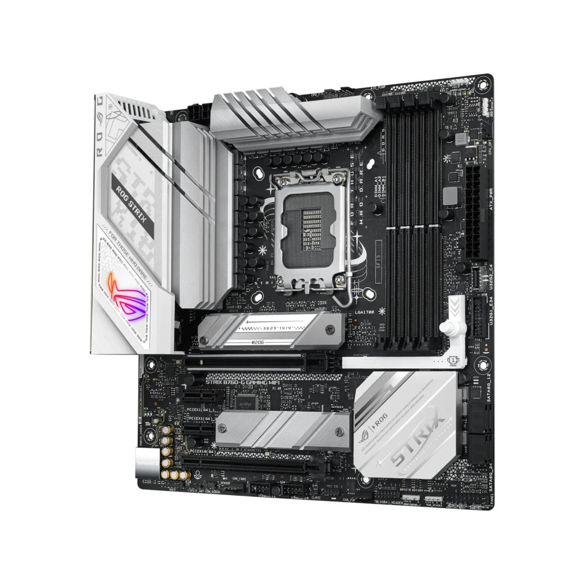 ASUS ROG Strix B760-G Gaming WiFi Micro-ATX Motherboard Intel LGA 1700 DDR5 | 90MB1EQ0-M0EAY0 view 3