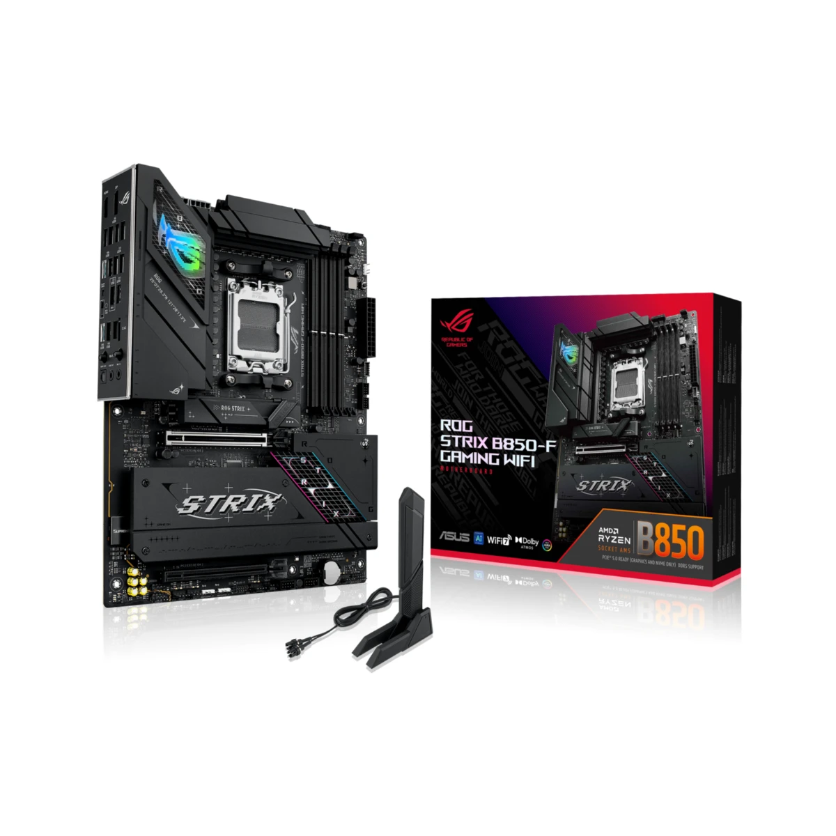ASUS ROG STRIX B850-F GAMING WIFI AM5 ATX Gaming Motherboard | 90MB1J70-M0EAY0