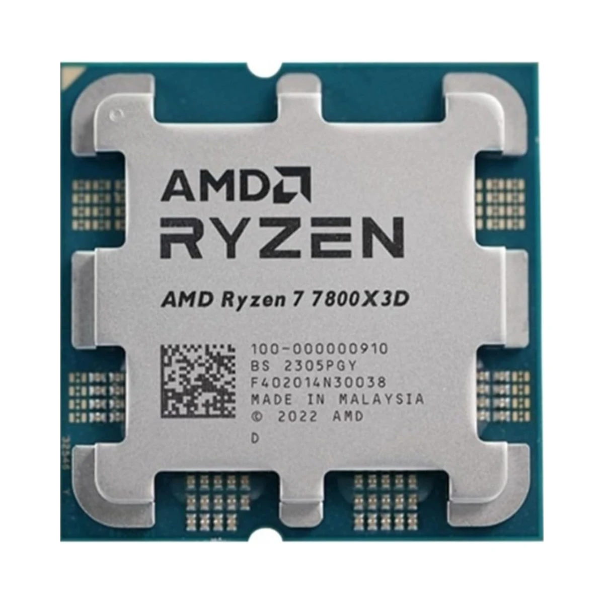 AMD Ryzen 7 7800X3D 8‑Core / 16‑Thread Gaming Desktop Processor – 3D V‑Cache Performance CPU | TRAY (100‑000000910) view 3