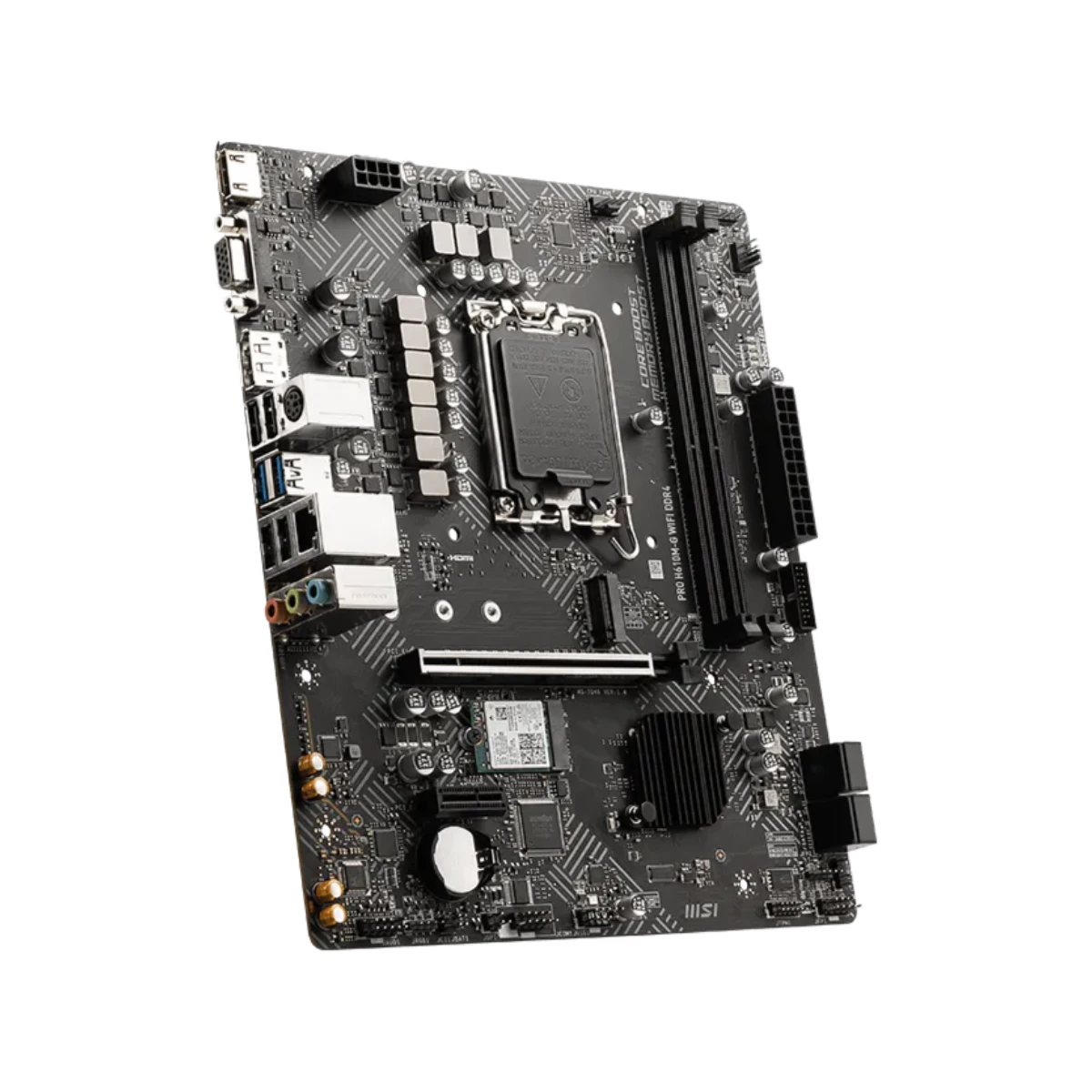 MSI PRO H610M-G WiFi DDR4 Micro-ATX Motherboard Intel LGA 1700 - 911-7D46-079 view 3