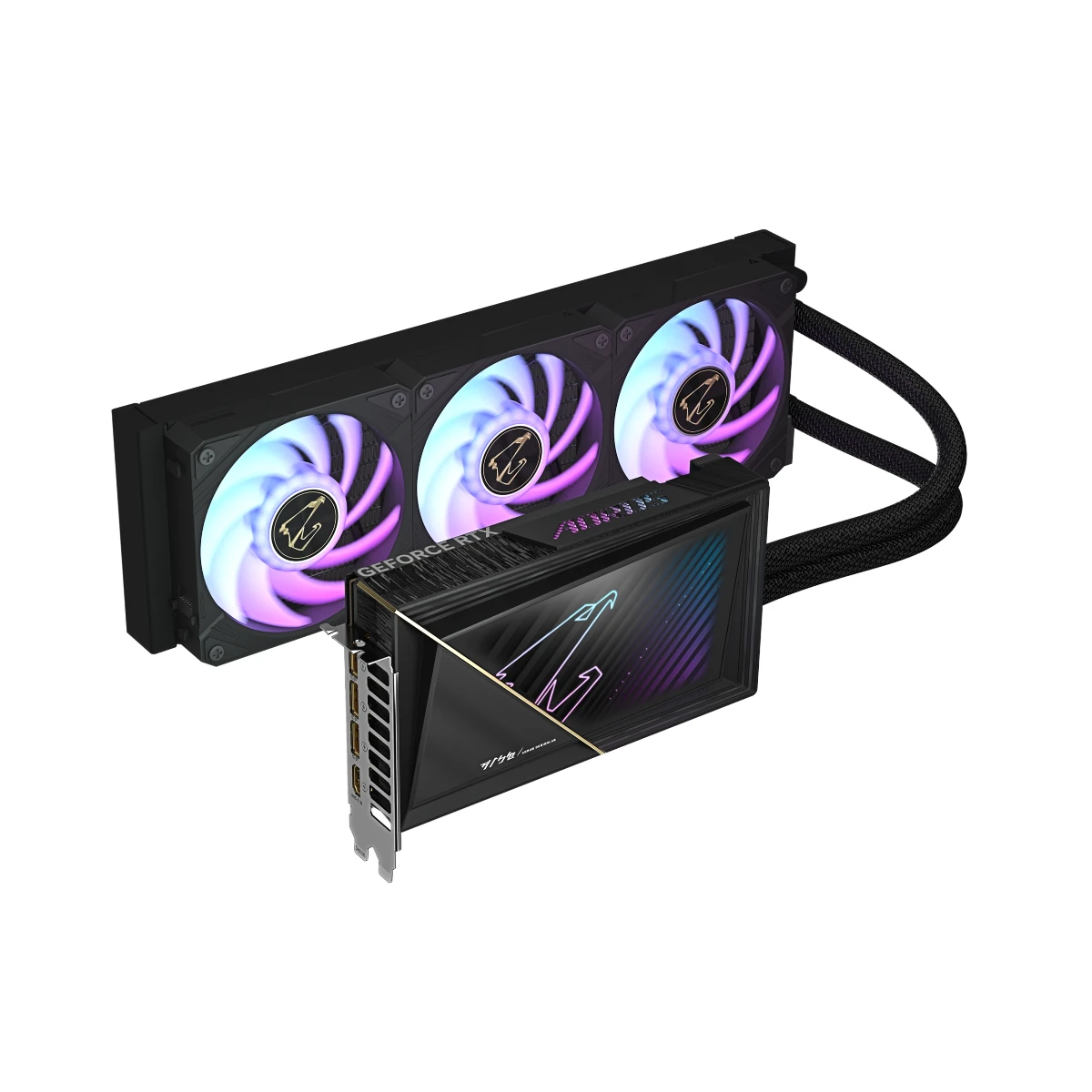 GIGABYTE AORUS GeForce RTX 5080 XTREME WATERFORCE Graphics Card, 16GB GDDR7, DLSS 4 - GV-N5080AORUSXW-16GD view 2