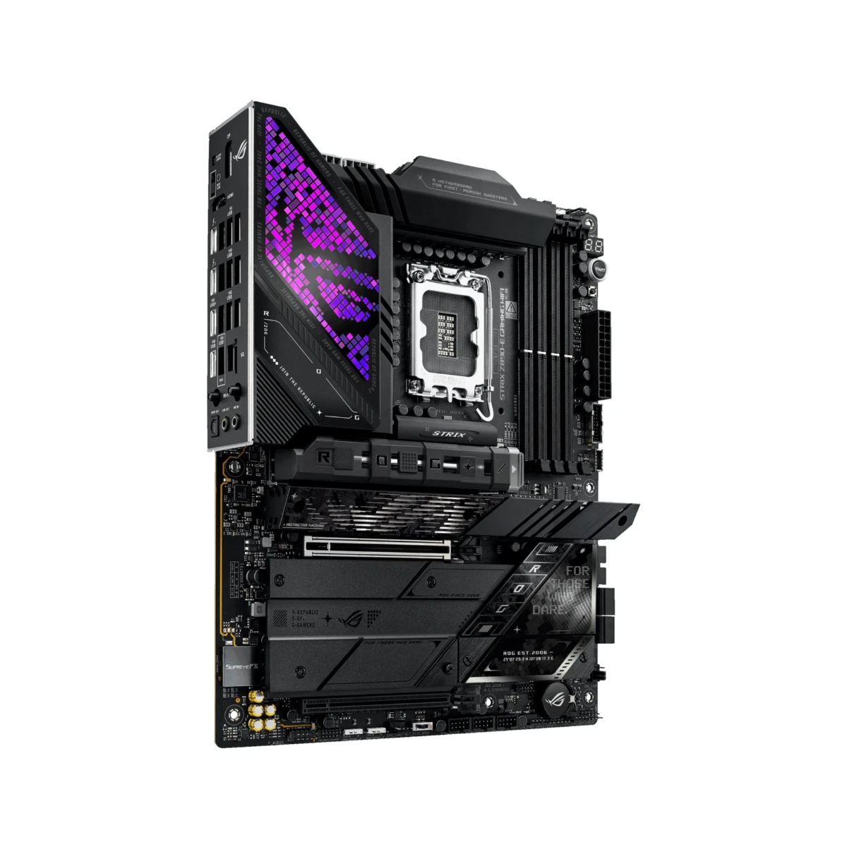 ASUS ROG STRIX Z890-E GAMING WIFI LGA 1851 ATX Gaming Motherboard – Black | 90MB1IM0-M0EAY0 view 3