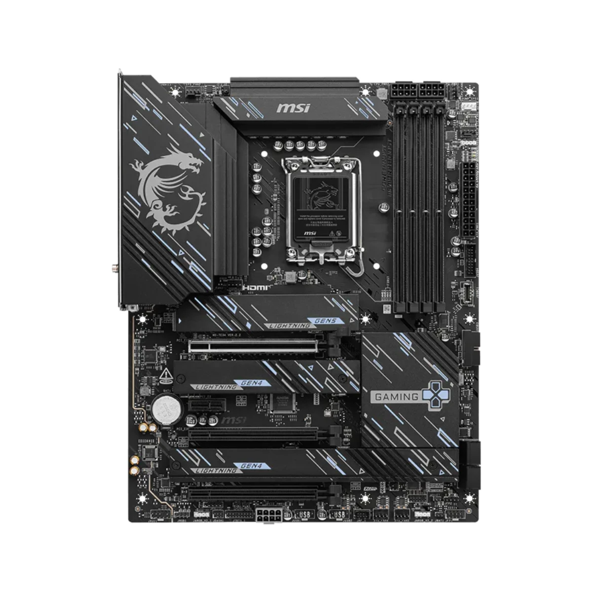 MSI Z890 GAMING PLUS WIFI LGA 1851 ATX Gaming Motherboard – Black | 911-7E34-002 view 2