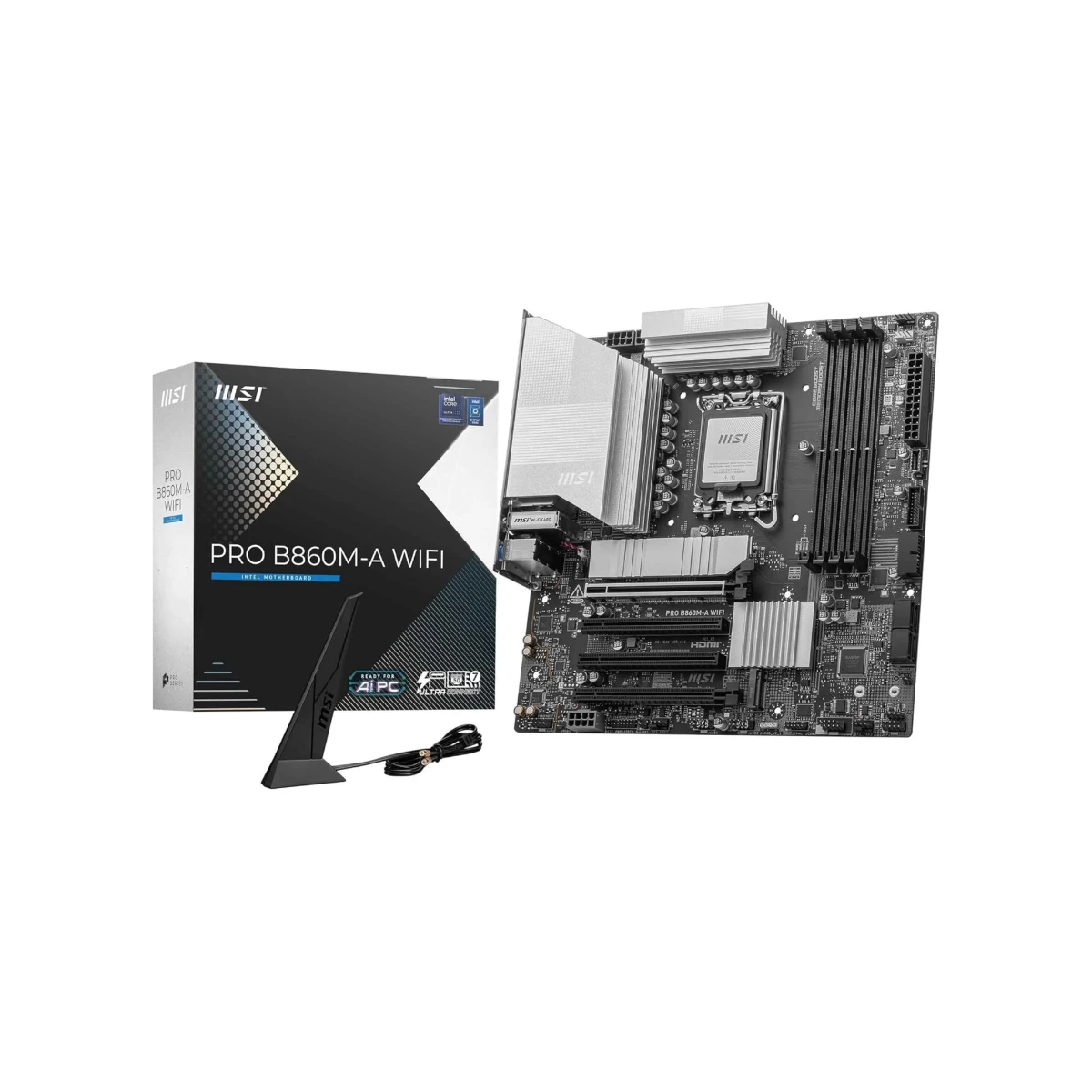 MSI PRO B860M-A WIFI LGA 1851 Micro-ATX Motherboard | 911-7E42-002