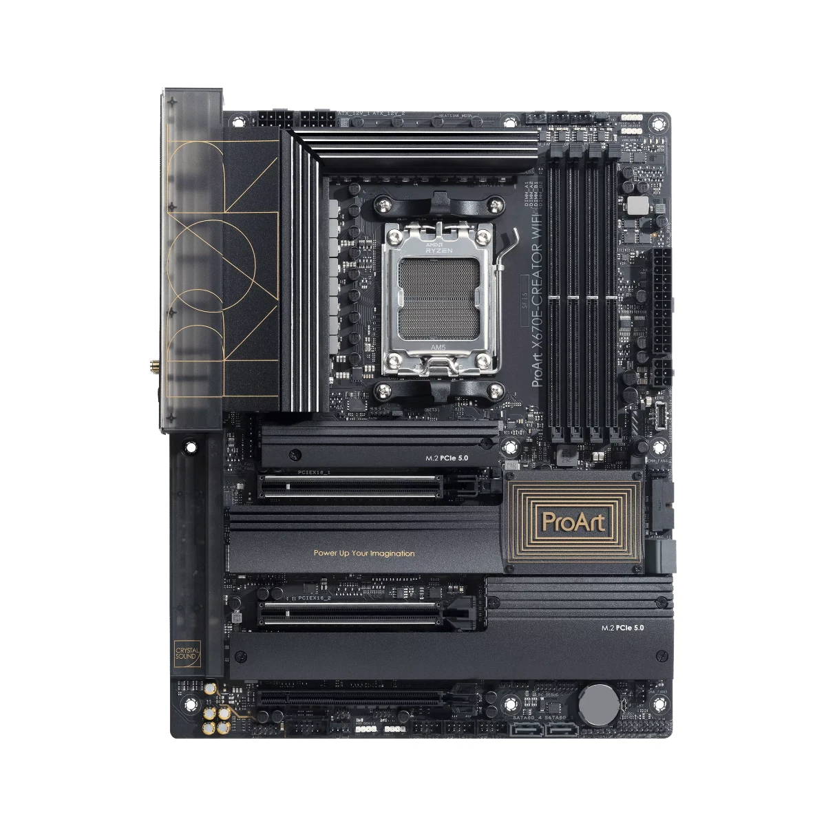 ASUS ProArt X670E-CREATOR WiFi ATX Motherboard AMD AM5 DDR5 PCIe 5.0 - 90MB1B90-M0EAY0 view 2