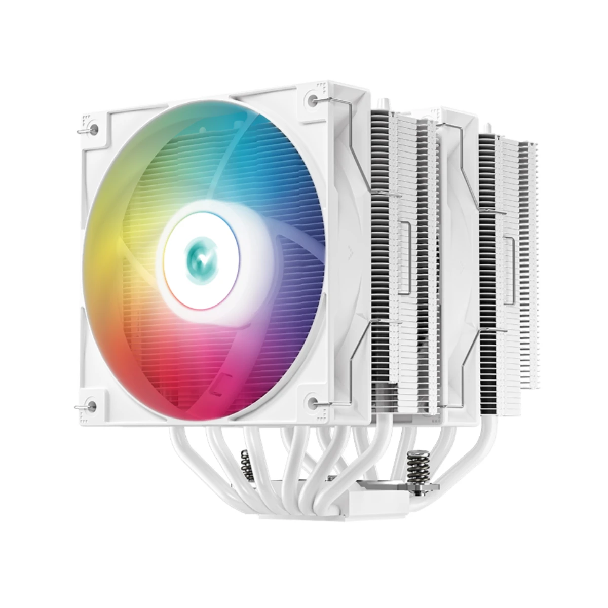 DeepCool AG620 ARGB CPU Air Cooler (Dual Tower, Dual Fan, ARGB Lighting, White) | R-AG620-WHAMMN-GJD view 4