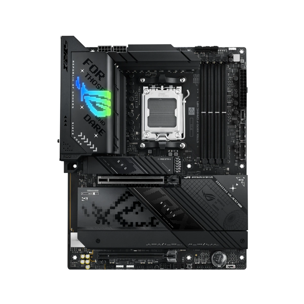 ASUS ROG STRIX X870-F GAMING WIFI DDR5 AMD AM5 ATX Motherboard | 90MB1IV0-M0EAY0 view 2