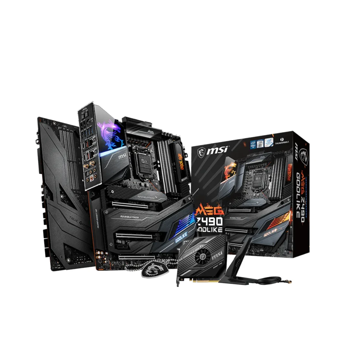 MSI MEG Z490 GODLIKE Intel LGA 1200 E-ATX Gaming Motherboard - 911-7C70-013