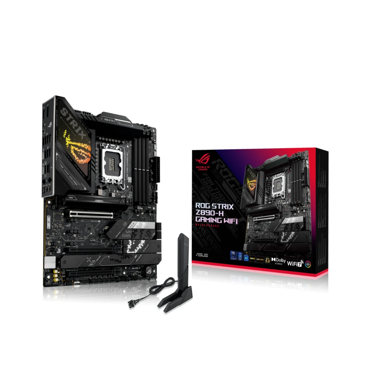 ASUS ROG STRIX Z890-H GAMING WIFI LGA 1851 ATX Gaming Motherboard | 90MB1K20-M0EAY0