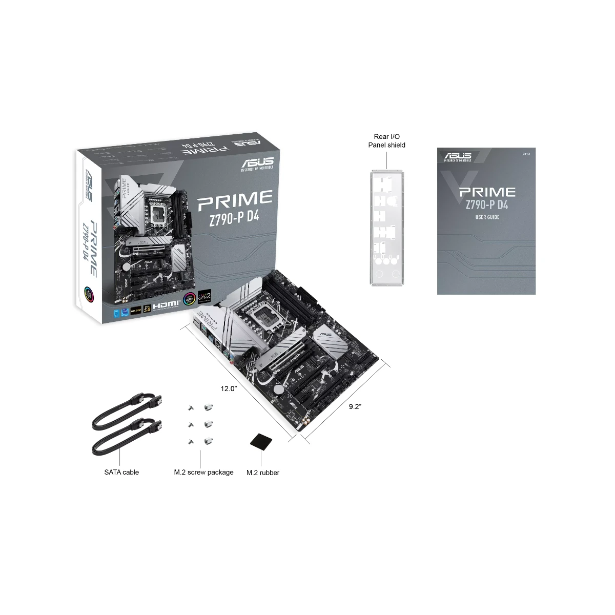 ASUS PRIME Z790-P D4 Intel LGA 1700 ATX Motherboard - 90MB1DB0-M0EAY0 view 4