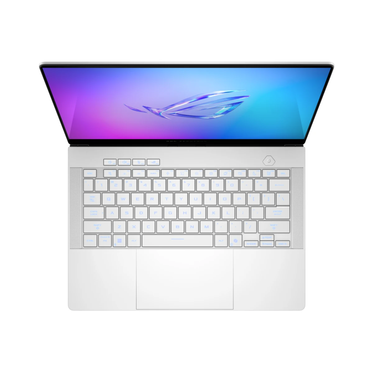 ASUS ROG Zephyrus G14 Gaming Laptop (GeForce RTX 5070 Ti, AMD Ryzen AI 9 HX 370, 32GB RAM, 1TB SSD, 14" OLED WQXGA+ 120Hz, Windows 11 Home, White) - GA403WR-AI-OLED9321W view 2