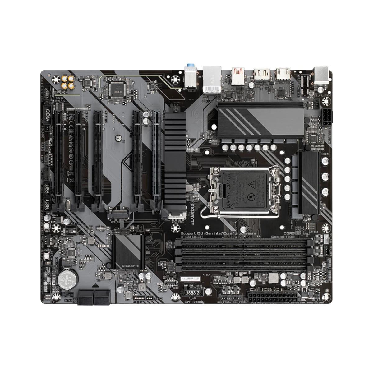 Gigabyte B760 DS3H ATX Gaming Motherboard Intel LGA 1700 | B760-DS3H view 4