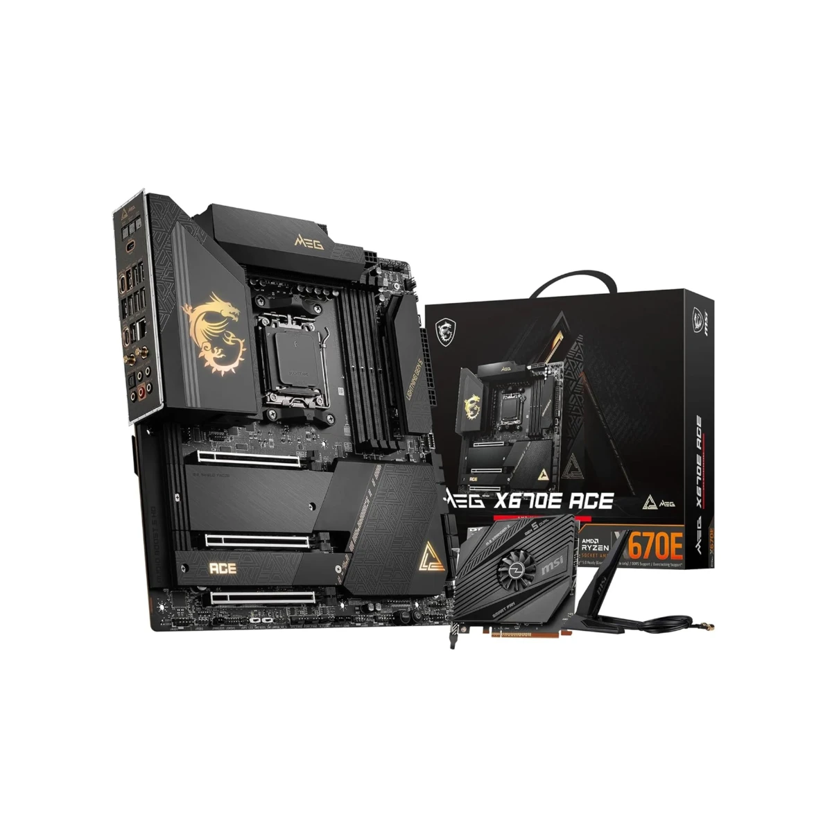 MSI MEG X670E ACE WiFi AM5 E-ATX Gaming Motherboard - 911-7D69-004