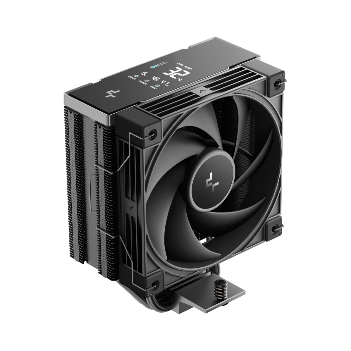 DeepCool AK400 Digital G2 NYX CPU Air Cooler (Single Tower, Single Fan, Digital Display, Black) | R-AK400G2-BKNNMN-GJD-1 view 2