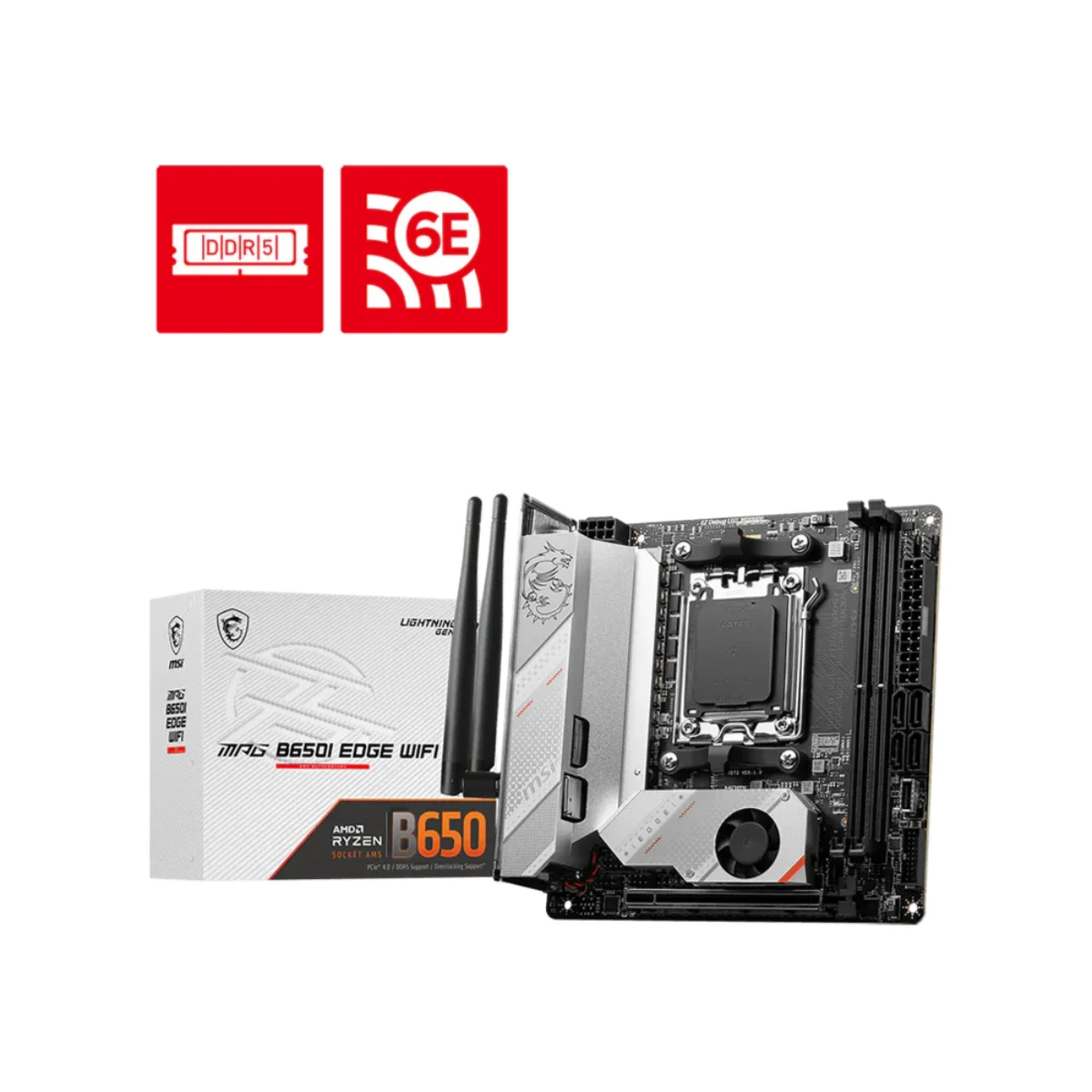 MSI MPG B650I EDGE WIFI AM5 Mini-ITX Gaming Motherboard | 911-7D73-008