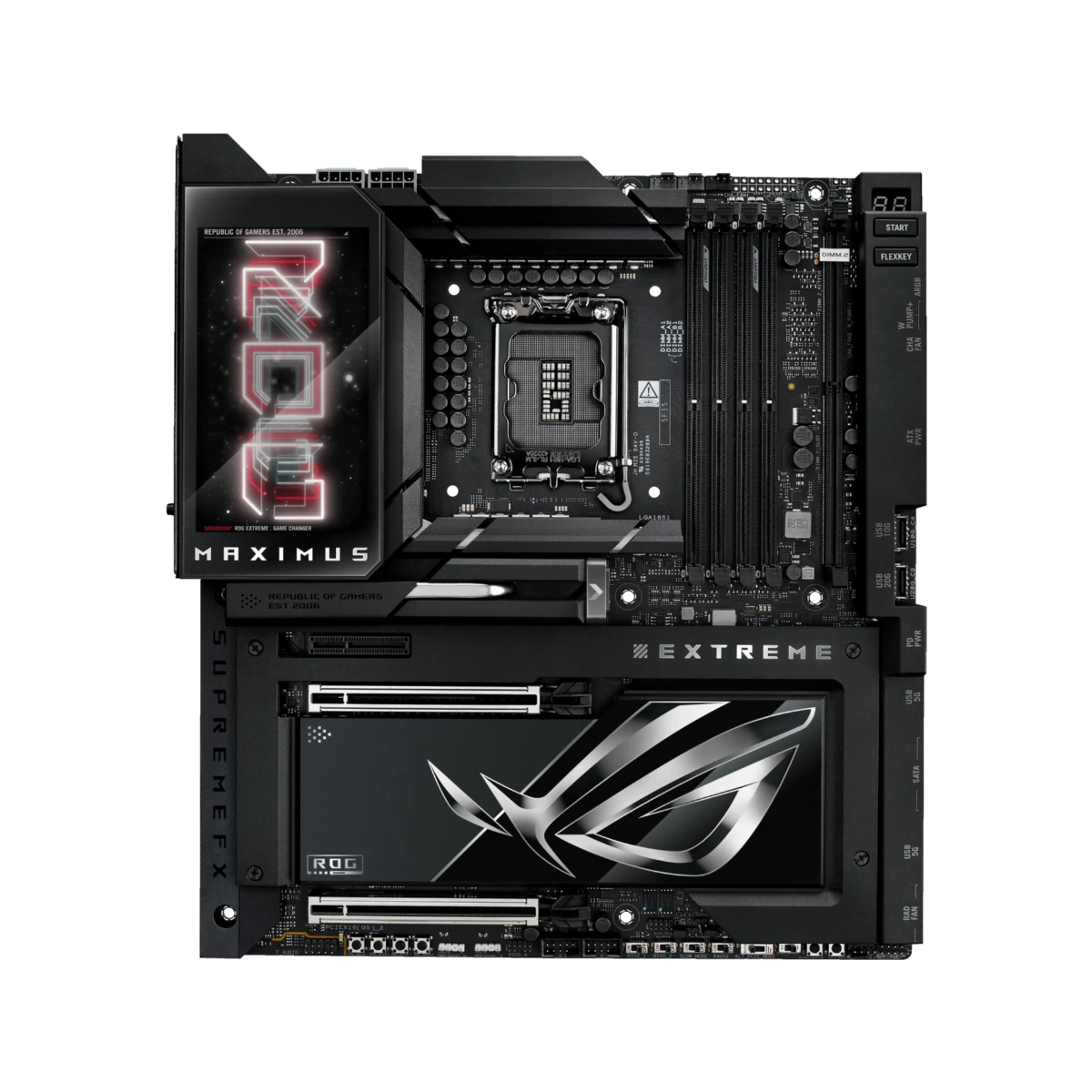 ASUS ROG MAXIMUS Z890 EXTREME LGA 1851 E-ATX Gaming Motherboard – Black | 90MB1IA0-M0EAY0