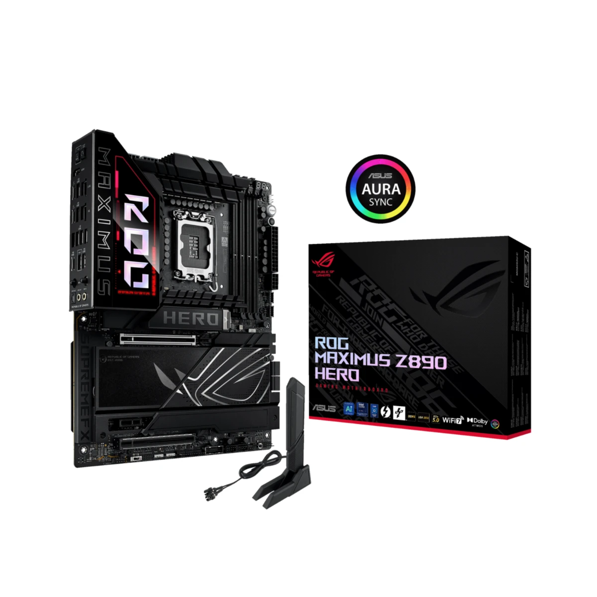 ASUS ROG MAXIMUS Z890 HERO LGA 1851 ATX Gaming Motherboard | 90MB1ID0-M0EAY0