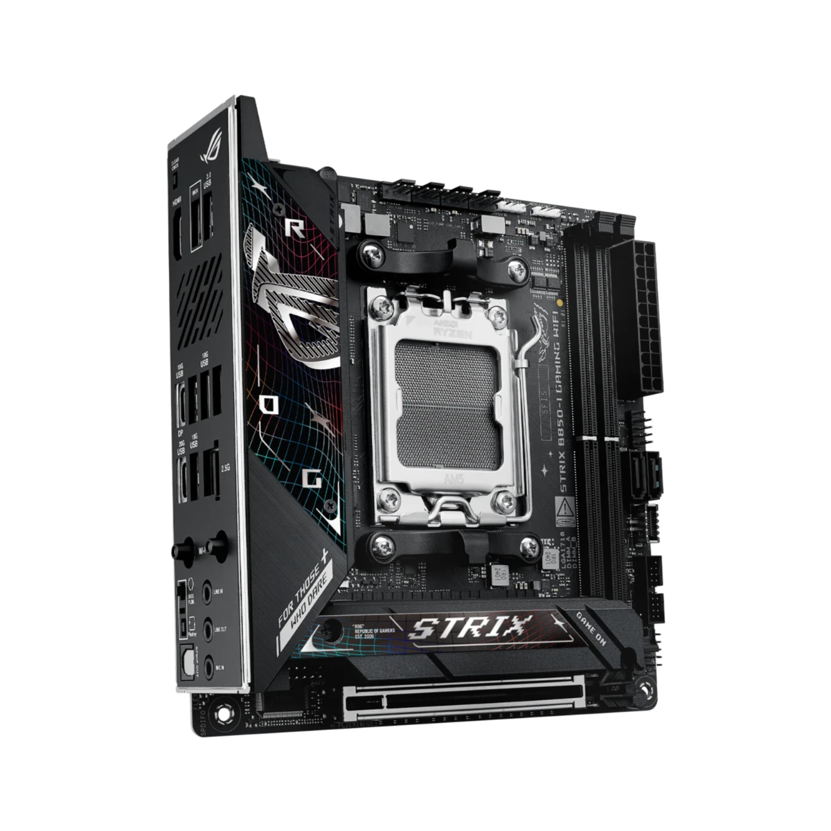 ASUS ROG STRIX B850-I GAMING WIFI AM5 Mini-ITX Gaming Motherboard | 90MB1K30-M0EAY0 view 3