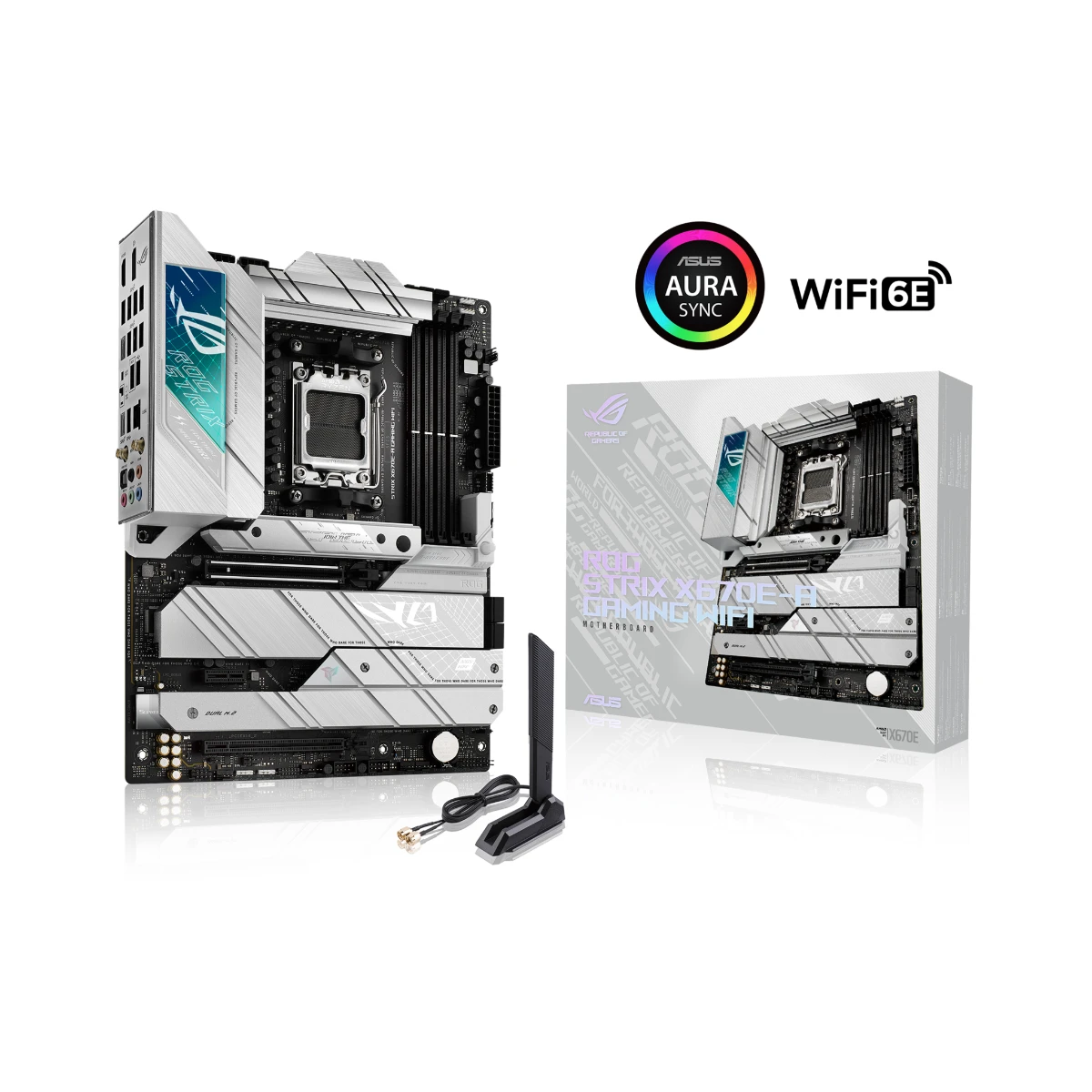 ASUS ROG Strix X670E-A Gaming WiFi AMD AM5 DDR5 ATX Motherboard | 90MB1BM0-M0EAY0