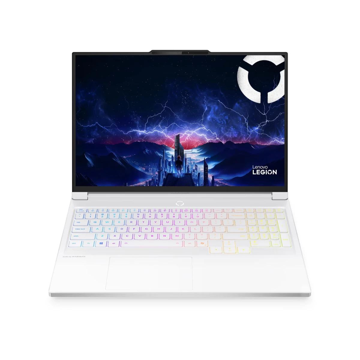 Lenovo Legion 7 Gaming Laptop (GeForce RTX 5070, Intel Core Ultra 9 275HX, 32GB RAM, 2TB SSD, 16" WQXGA OLED 240Hz, DOS, Glacier White) - 16IAX10-83KY001MAX