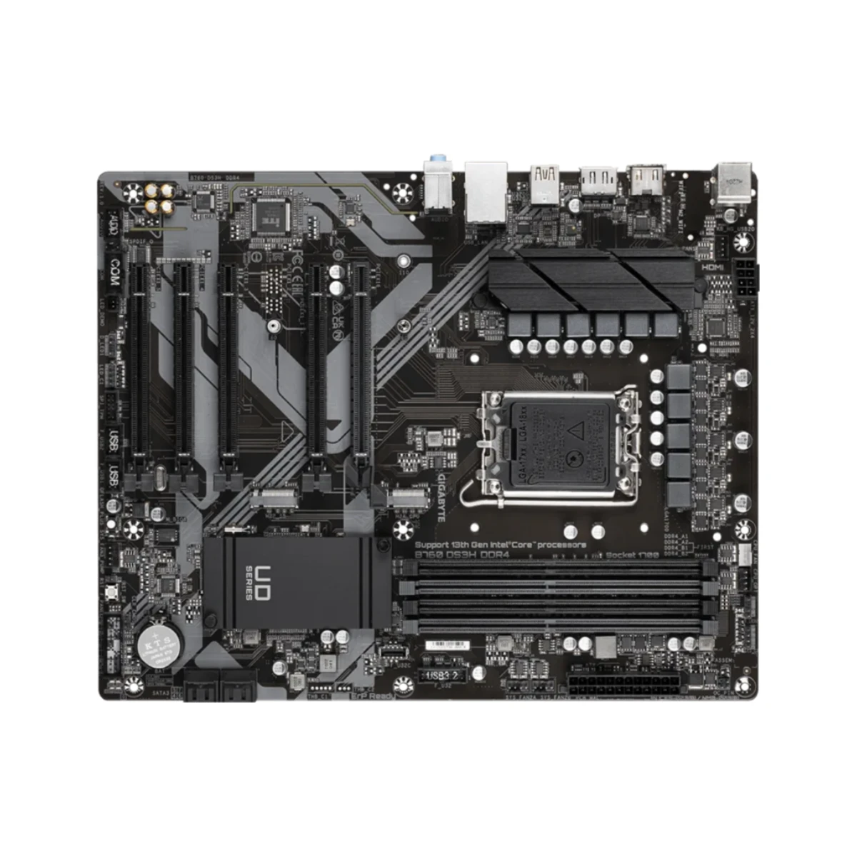 Gigabyte B760-DS3H-DDR4 ATX Motherboard – Intel LGA 1700, DDR4, PCIe 4.0 Support | B760-DS3H-DDR4 view 4