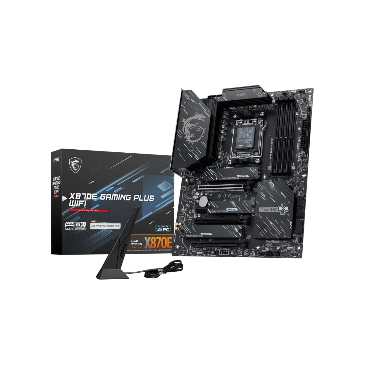 MSI X870E GAMING PLUS WIFI DDR5 AM5 ATX Motherboard | 911-7E70-001