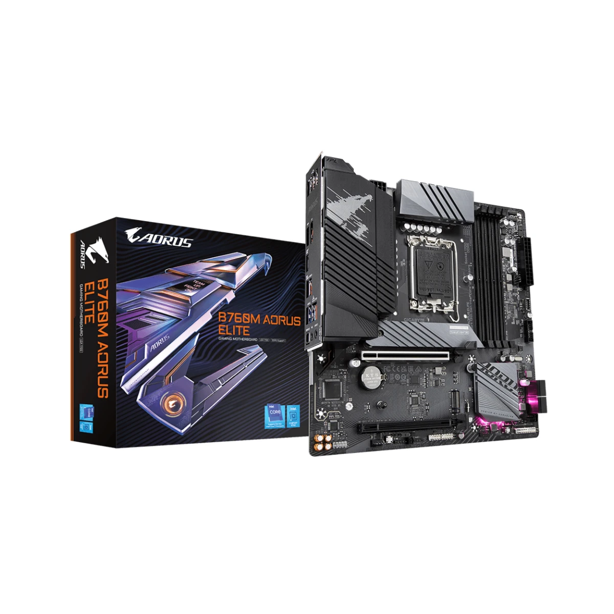 Gigabyte B760M AORUS Elite Micro-ATX Gaming Motherboard Intel LGA 1700 | B760M-AORUS-ELITE