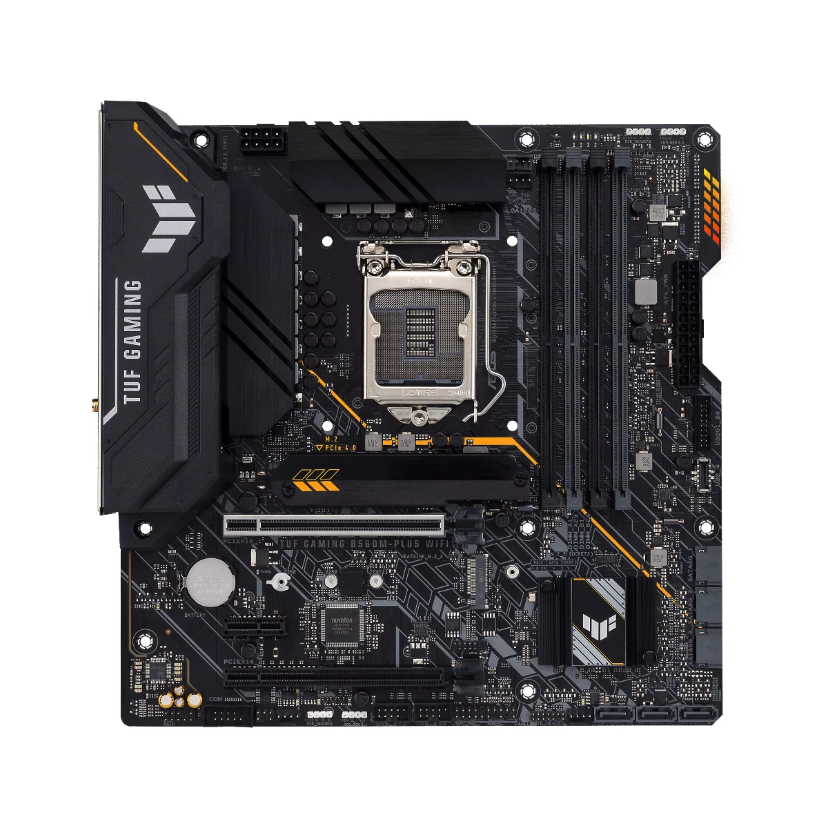 ASUS TUF Gaming B560M-PLUS WiFi Intel LGA 1200 Micro-ATX Motherboard | 90MB1770-M0EAY0 view 2