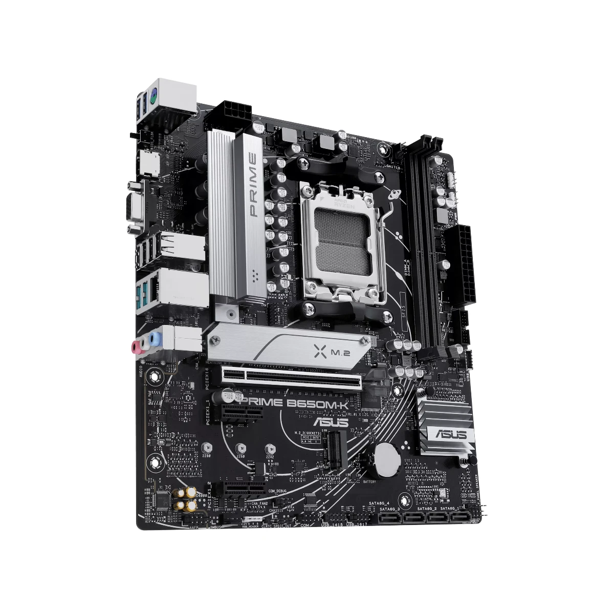 ASUS Prime B650M-K Micro-ATX Motherboard AMD AM5 DDR5 - 90MB1F60-M0EAY0 view 3