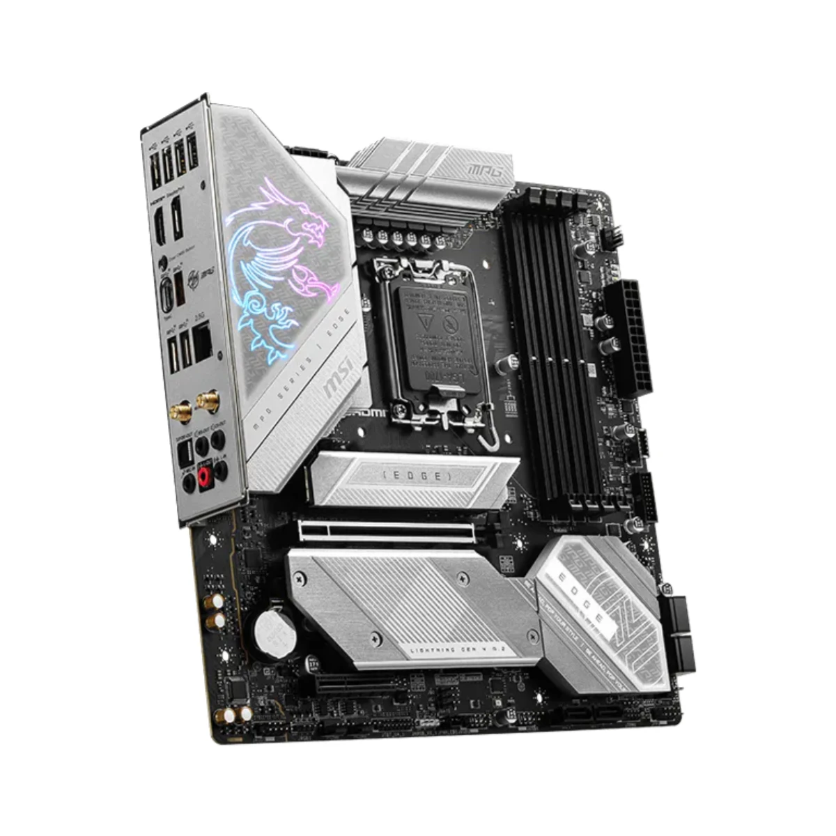 MSI MPG B760M EDGE TI WIFI DDR5 LGA1700 Micro-ATX Intel Motherboard | 911-7E11-002 view 3