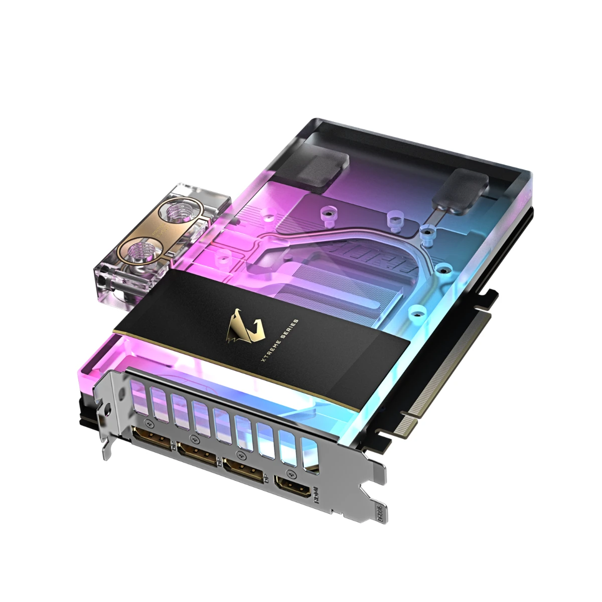 GIGABYTE AORUS GeForce RTX 5080 XTREME WATERFORCE WB Graphics Card, 16GB GDDR7, DLSS 4 - GV-N5080AORUSXWB-16GD view 3