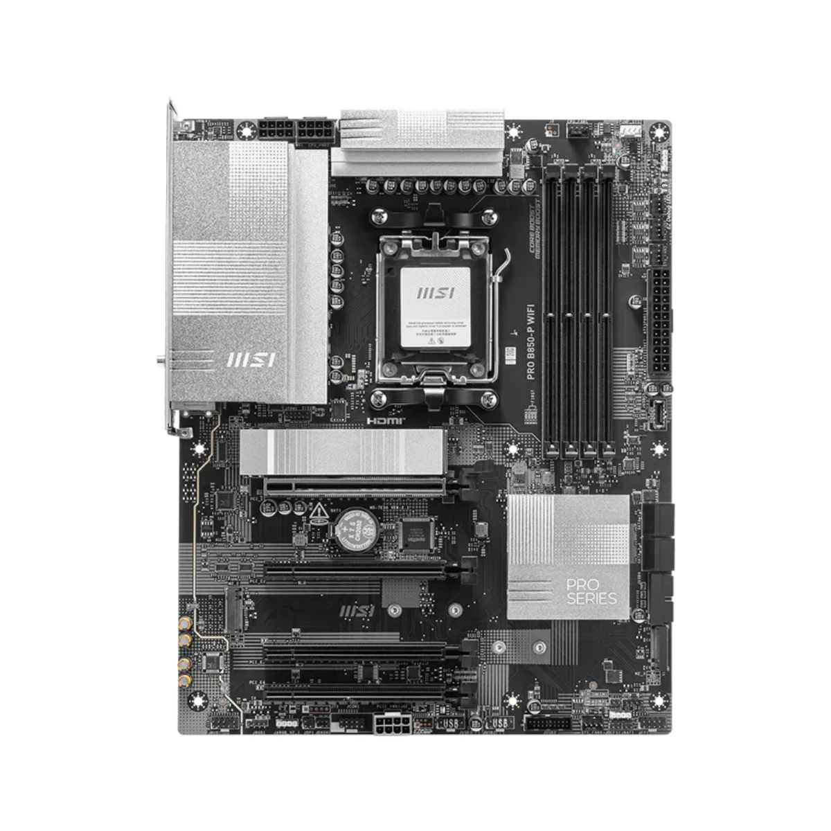 MSI PRO B850-P WIFI AM5 ATX Motherboard | 911-7E56-002 view 2