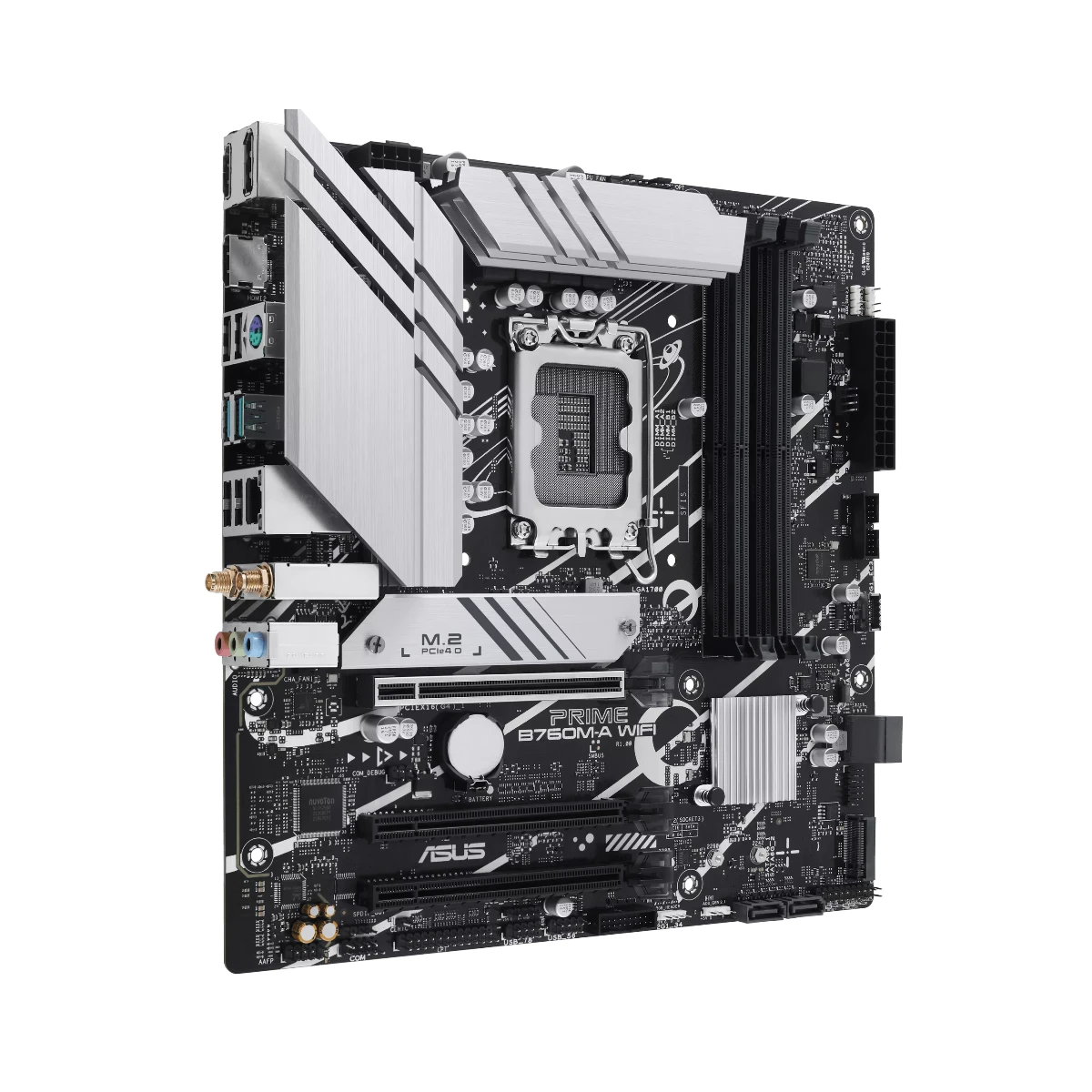 ASUS Prime B760M-A WiFi Micro-ATX Motherboard Intel LGA 1700 DDR5 - 90MB1EL0-M0EAY0 view 2